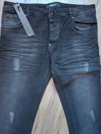 UNIPLAY Italian denim jeans W36 L32, W36 - W38 (confectie 52/54), Zwart, UNIPLAY, Nieuw