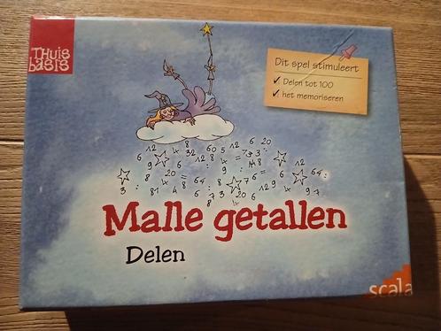Malle getallen, delen. Scala, Hobby en Vrije tijd, Gezelschapsspellen | Kaartspellen, Zo goed als nieuw, Ophalen of Verzenden