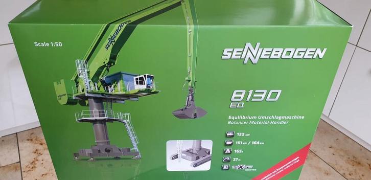 SENNEBOGEN 8130EQ Balancer haven overslagkraan nieuw Ros, Hobby en Vrije tijd, Modelauto's | 1:50, Nieuw, Hijskraan, Tractor of Landbouw
