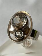 Scandinavische zilveren ring Ellis Kaupi, Verzenden, 19 tot 20, Zo goed als nieuw, Met edelsteen