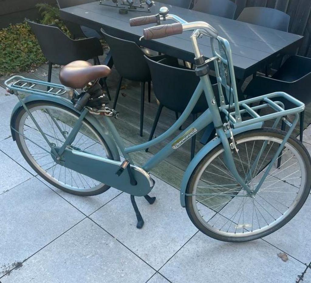 Popal meisjesfiets 28 inch - Handrem en terugtraprem, 53 tot 56 cm, Ophalen, Gebruikt, Overige merken