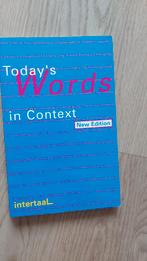 Today's Words in Context, Boeken, L:ouise Carleton-Gertsch, Zo goed als nieuw, Alpha, HBO