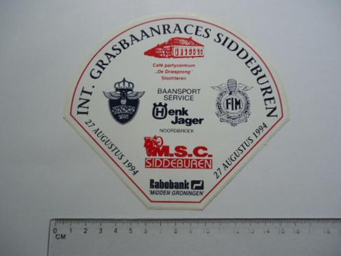 sticker oud Grasbaan race motorsport motorrace speedway 94, Verzamelen, Stickers, Zo goed als nieuw, Bedrijf of Vereniging, Verzenden