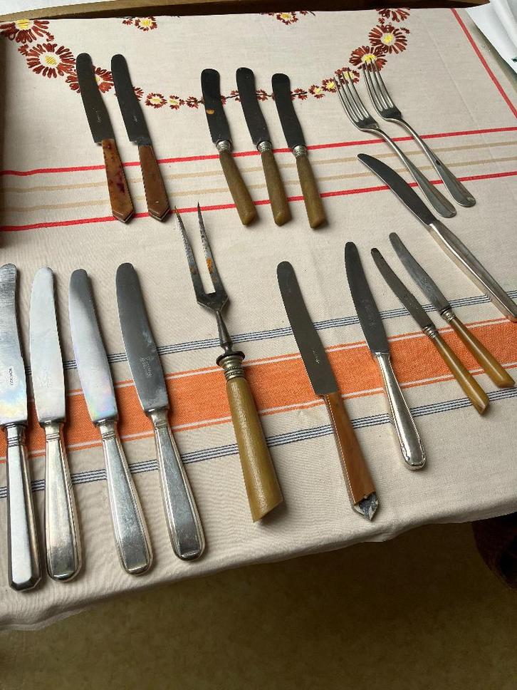 Oud bestek, Antiek en Kunst, Curiosa en Brocante, Ophalen of Verzenden