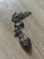 Lange ketting met hart, Overige materialen, Ophalen of Verzenden, Zo goed als nieuw, Hart