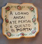 DuraTa Italiaans keramiek  vintage schoteltje 10cm. Collect, Antiek en Kunst, Antiek | Keramiek en Aardewerk, Ophalen