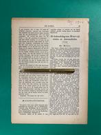 Dion Bouton Tricycle Artikel 1900 FRA/NL (Origineel), Verzamelen, Tijdschriften, Kranten en Knipsels, Nederland, Knipsel(s), Ophalen of Verzenden