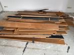 Massief houten vloerdelen - 60m2, Ophalen, Gebruikt, 25 tot 50 mm, Plank