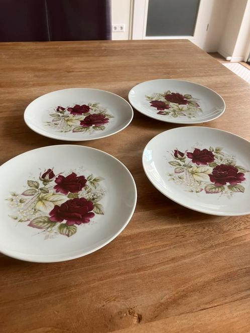 4 gebaksbordjes Bavaria, Antiek en Kunst, Antiek | Servies los, Ophalen of Verzenden