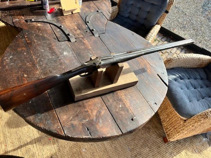 Fraai Antiek Jachtgeweer Toplever Robust, Verzamelen, Militaria | Algemeen, Landmacht, Nederland, Ophalen