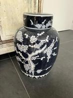 Chinese vaas porselein groot xxl chinees gemberpot pot, Huis en Inrichting, Woonaccessoires | Vazen, Verburgt Vintage, Overige kleuren