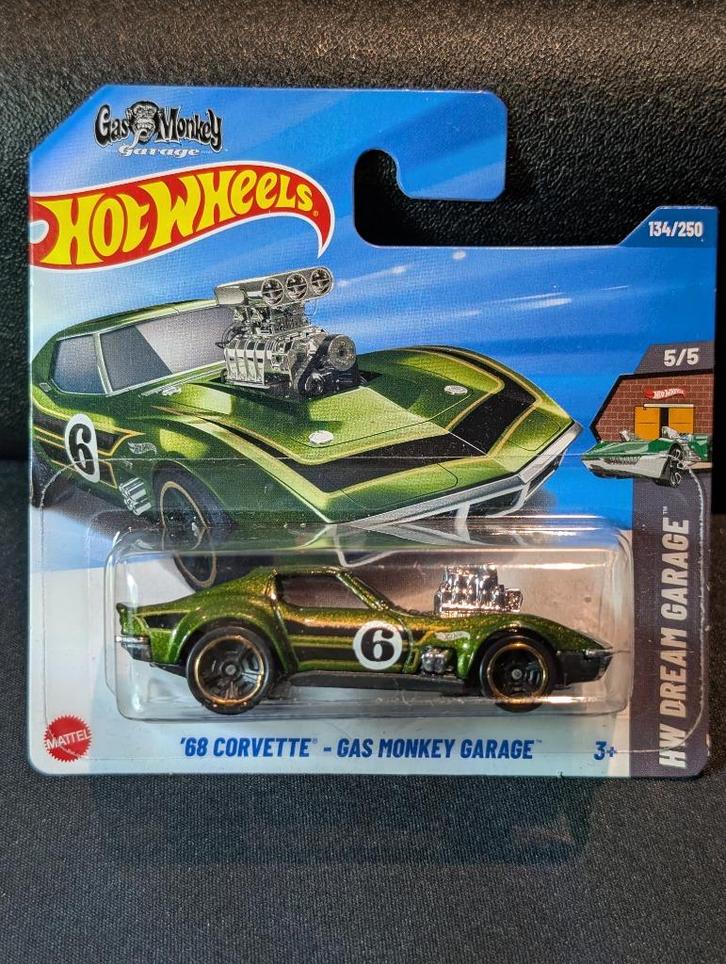 Hot Wheels '68 Corvette - Gas Monkey Garage, Hobby en Vrije tijd, Modelauto's | Overige schalen, Nieuw, Auto, Ophalen of Verzenden
