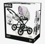 BRIO Poppenwagen Combi - Combi Grijs met stippen, Ophalen of Verzenden, Nieuw, Overige typen