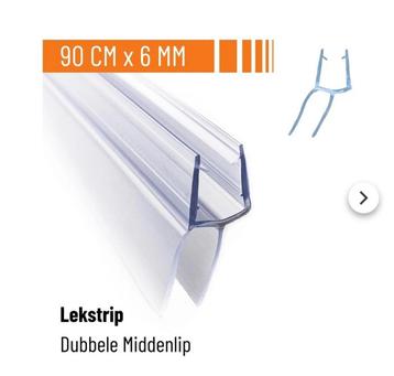 Simple Fix Douchestrip 90cm afdichting 6mm beschikbaar voor biedingen
