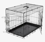 Adori hond bench 2 deurs zilver met afdekhoes 107x 71x 77cm, Ophalen, Zo goed als nieuw