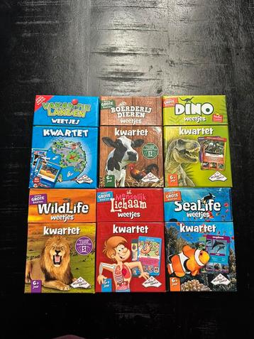 Kwartetspellen 6stuks beschikbaar voor biedingen