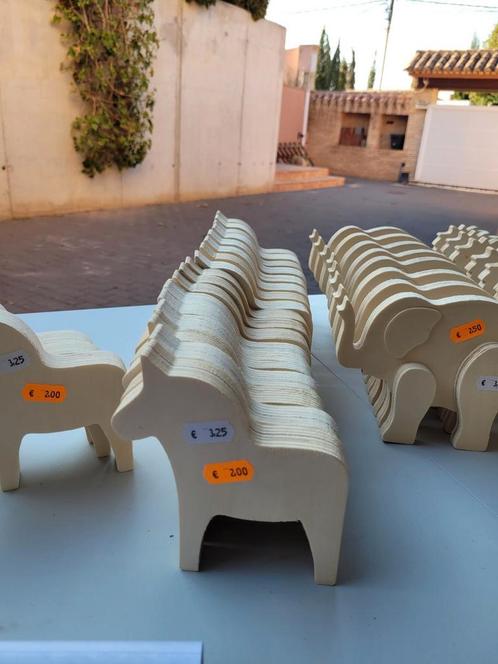 Partij houte paarden ***15 stuks***, Hobby en Vrije tijd, Knutselen, Nieuw, Materiaal, Ophalen of Verzenden