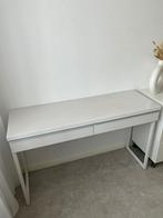 IKEA BESTÅ BURS Bureau Hoogglans Wit 120x40 cm, Huis en Inrichting, Tafels | Kaptafels, Ophalen