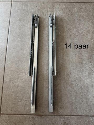 Blum tandenbox plus ladegeleiders 14 paar rails keukenla