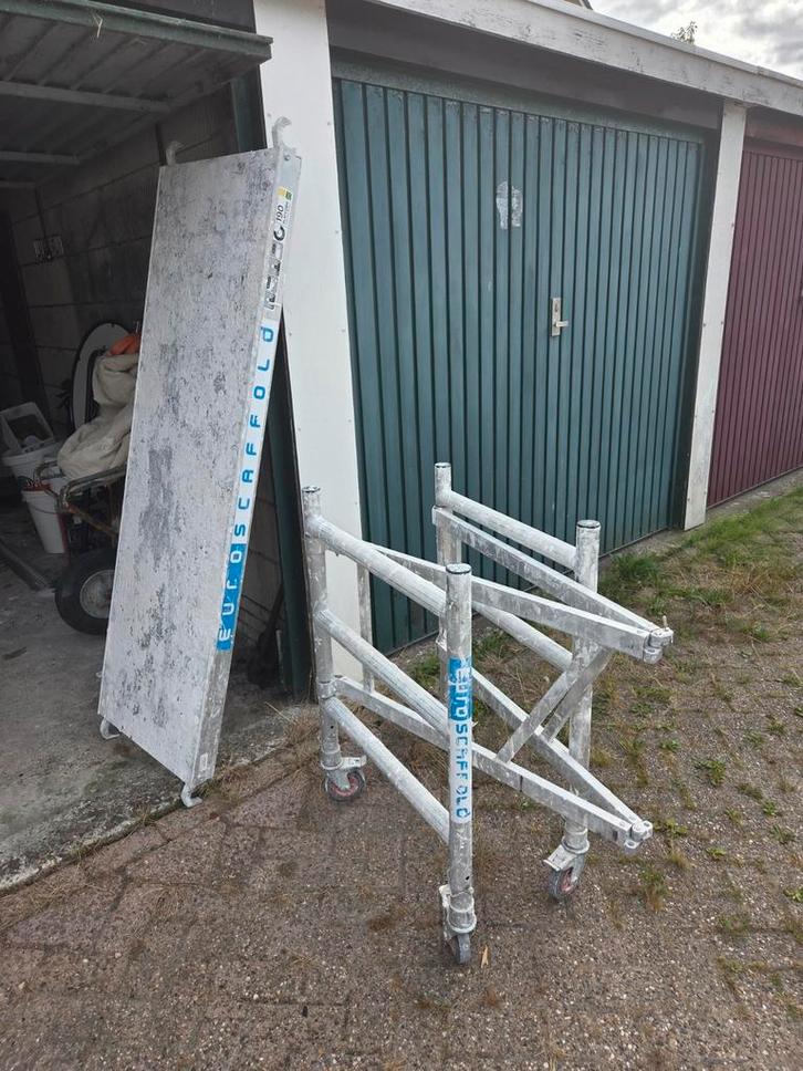 Diverse Steigers te huur, Doe-het-zelf en Verbouw, Steigers, Zo goed als nieuw, Overige typen, Minder dan 2 meter, Ophalen of Verzenden