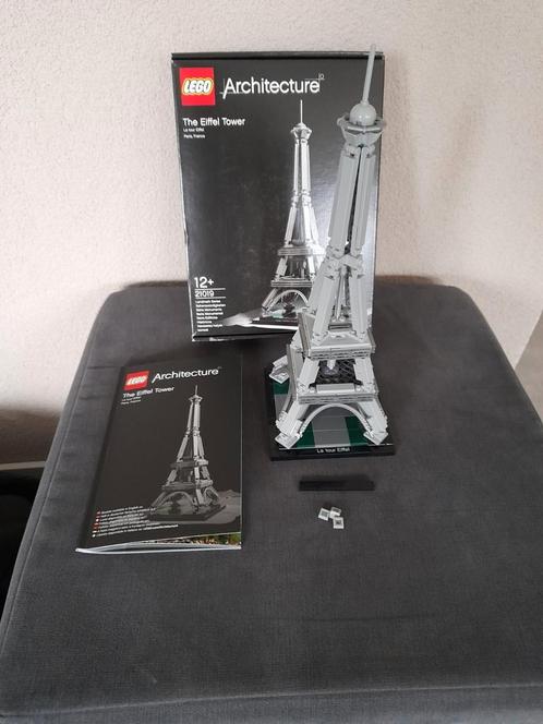 Lego Architecture 21019 Eiffel toren, Kinderen en Baby's, Speelgoed | Duplo en Lego, Zo goed als nieuw, Lego, Complete set, Ophalen of Verzenden