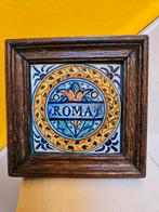 Majolica tegel 'Roma' - Deruta, Ophalen of Verzenden