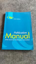 APA Publication Manual 6th Edition, Ophalen of Verzenden, Zo goed als nieuw, Overige onderwerpen, American Psychological Association