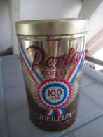 ah PERLA koffie BLIK 100 jaar JUBILEUM, Ophalen of Verzenden, Zo goed als nieuw, Koffie, Overige merken