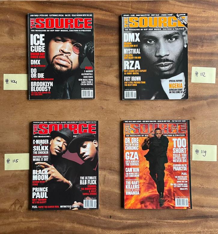 The Source hiphop magazine, 16 stuks uit 1999-2002, Boeken, Tijdschriften en Kranten, Zo goed als nieuw, Muziek, Film of Tv, Ophalen