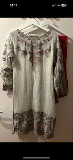 Pakistaanse jurk 3 delig, Kleding | Dames, Verzenden, Zo goed als nieuw, Maat 38/40 (M), Onder de knie