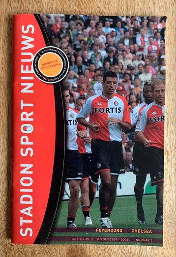Feyenoord-Chelsea ProgrammaBoekje beschikbaar voor biedingen