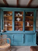 Grote winkelkast, vitrinekast, Huis en Inrichting, Kasten | Buffetkasten, 200 cm of meer, Ophalen of Verzenden, Zo goed als nieuw
