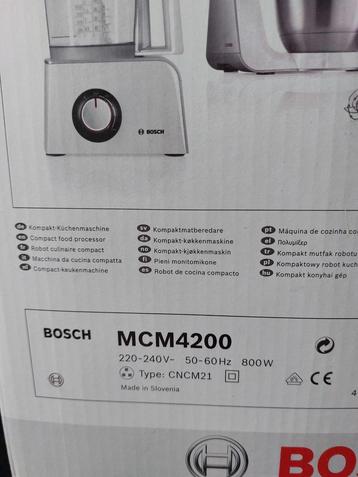 Bosch MCM4200 Keukenmachine - Zo goed als nieuw! beschikbaar voor biedingen