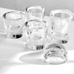 GLAS/KRISTAL WILLEM NOYONS 4X  ZOUT/PEPER-WAXINE, Antiek en Kunst, Antiek | Glas en Kristal, Ophalen of Verzenden
