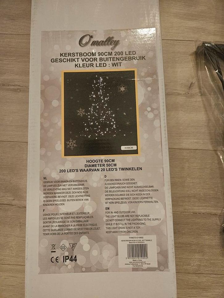 Nieuwe LED Kerstboom - 90cm - Wit, Diversen, Kerst, Nieuw, Ophalen of Verzenden