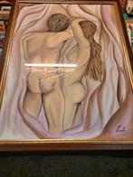 Naakt Schilderij - Lentz Gesigneerd, Antiek en Kunst, Ophalen