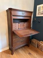 Antieke Eiken Secretaire à Abattant, Antiek en Kunst, Ophalen