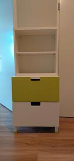Ikea Stuva Kast Wit/Groen - Kledingkast en Boekenkast, Huis en Inrichting, Kasten | Ladekasten, Ophalen, Kunststof, 1 of 2 laden