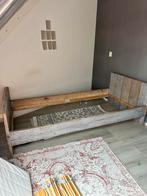 Steigerhouten bed., Ophalen, Gebruikt, 90 cm, Eenpersoons