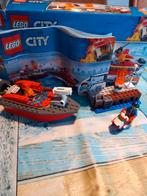 60213 Lego city blusboot met doos en boekje compleet, Ophalen of Verzenden, Zo goed als nieuw