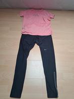 Nike shirt maat L - Nike legging maat m, Kleding | Dames, Ophalen of Verzenden, Zo goed als nieuw, Zwart