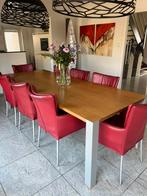 Eetkamerset (8 stoelen en tafel), Ophalen, Gebruikt, 8 stoelen of meer