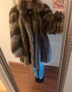 Vintage Wasbeer Bontjas, Ophalen of Verzenden, Gedragen, Maat 38/40 (M), Bruin