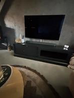Woood tv meubel zwart, Huis en Inrichting, Kasten | Televisiemeubels, Ophalen, Gebruikt, 150 tot 200 cm, Minder dan 100 cm