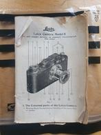 Leica ii manual, Verzamelen, Fotografica en Filmapparatuur, Ophalen of Verzenden