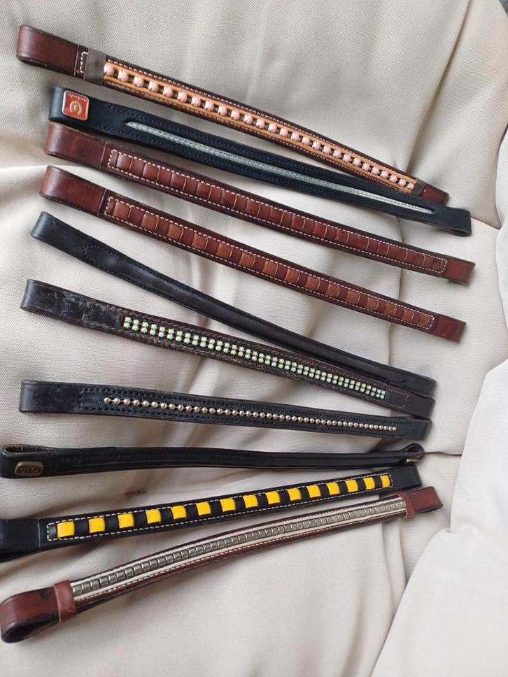 Partij frontriemen schetland, Dieren en Toebehoren, Paarden en Pony's | Hoofdstellen en Tuigage, Overige soorten, Ophalen of Verzenden