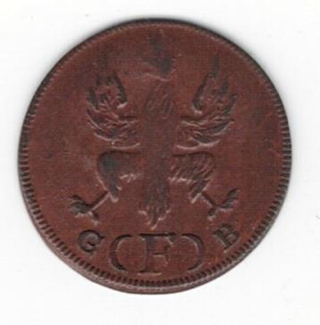 25-852 Duitsland, Frankfurt 1 heller 1821 beschikbaar voor biedingen