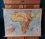 Oude schoolkaart/schoolplaat Afrika, Antiek en Kunst, Antiek | Schoolplaten, Ophalen, Aardrijkskunde