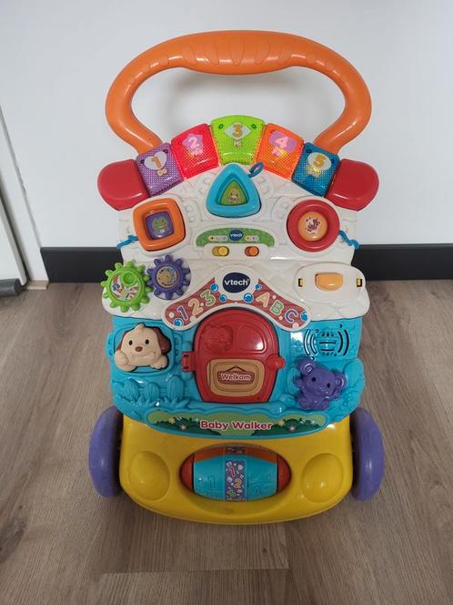 Vtech 2 in 1 loopwagen babywalker, Kinderen en Baby's, Speelgoed | Vtech, Zo goed als nieuw, 6 maanden tot 2 jaar, Ophalen of Verzenden