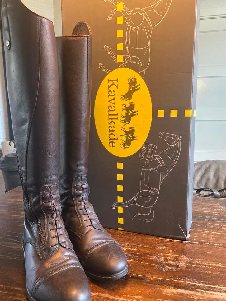 Lederen rijlaars van kavalkade mt 41, Dieren en Toebehoren, Paardrijkleding, Zo goed als nieuw, Dames, Schoeisel, Overige soorten